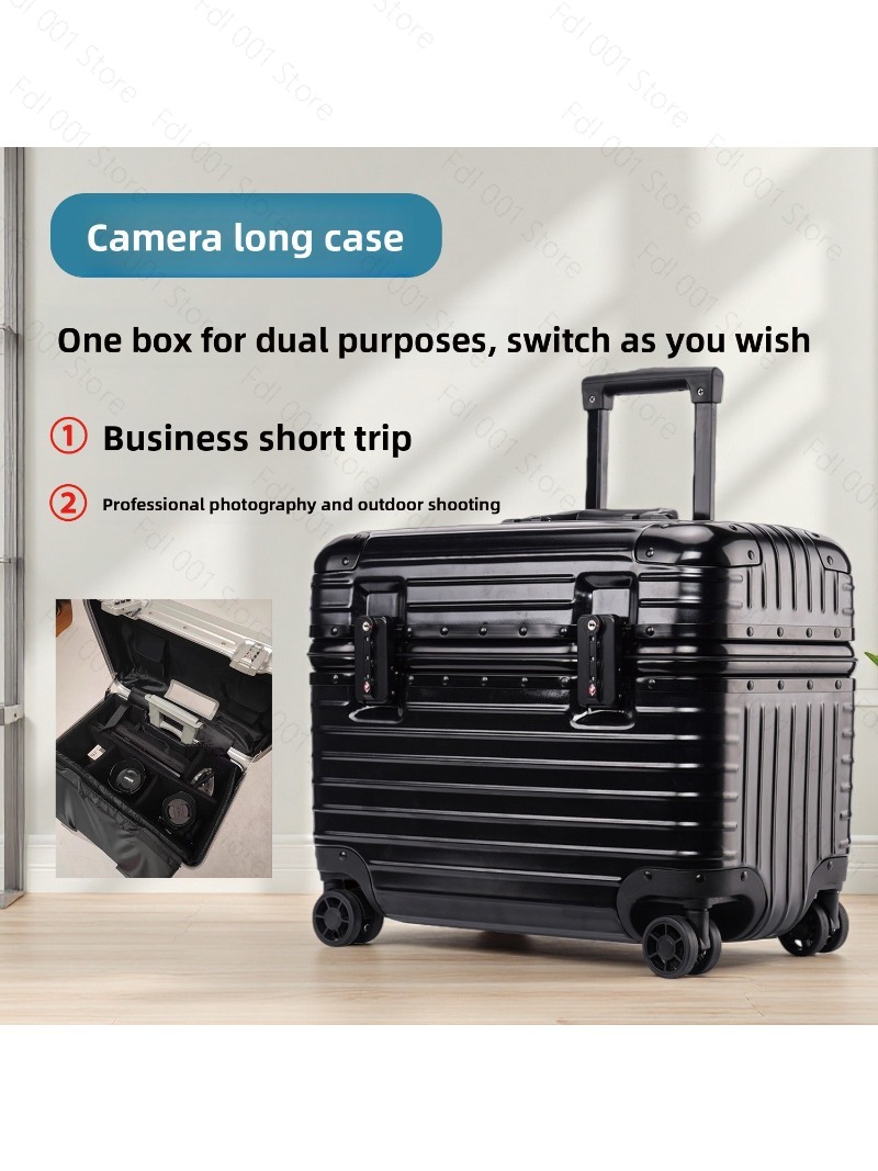 Photography Framing - Aluminium fototrolleykoffer met bovenste klep, universele