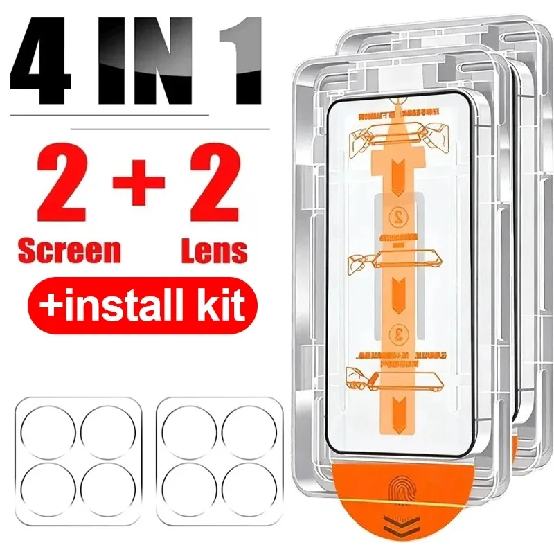 Photography Kit Xiaomi 15T Pro - Schermbeschermers & cameraglasfolie met eenvoudige installatiekit,