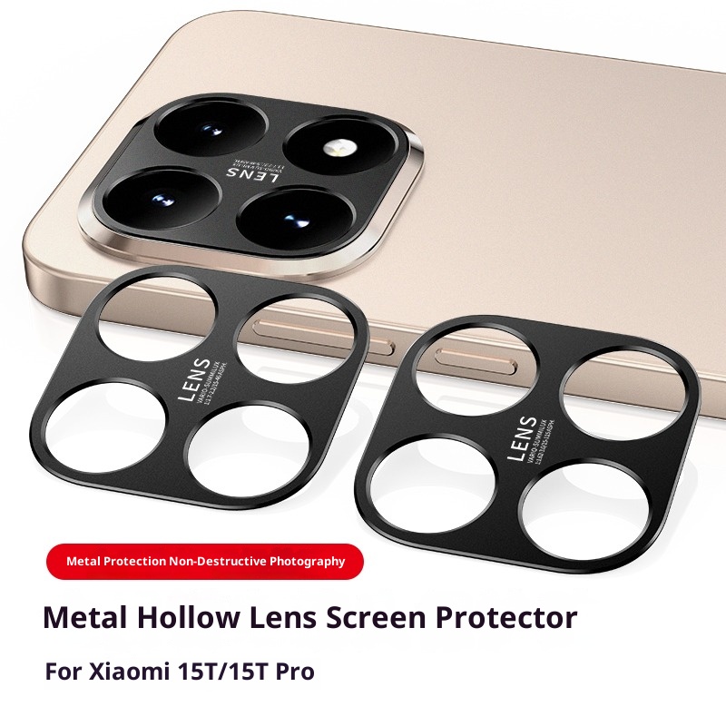 Photography Kit Xiaomi 15T Pro - Aluminium metalen achteruitrijcamera lensbeschermer voor Xiaomi
