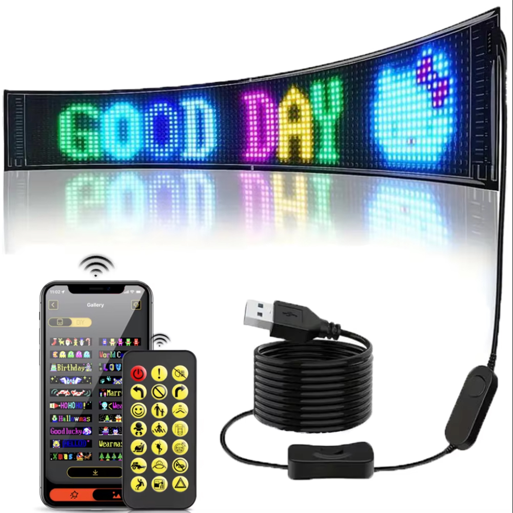 Pixel Art Led Panel - 16x96 LED's Matrix Pixel Panel, Scrolling