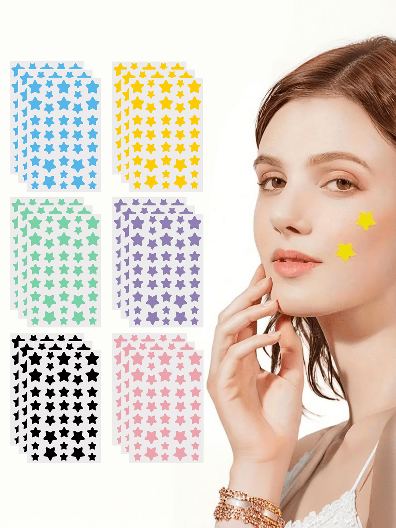 Photography Of The Day - 240 stuks/schattige ster-vlakke stickers, leuke cartoon-sterstickers,