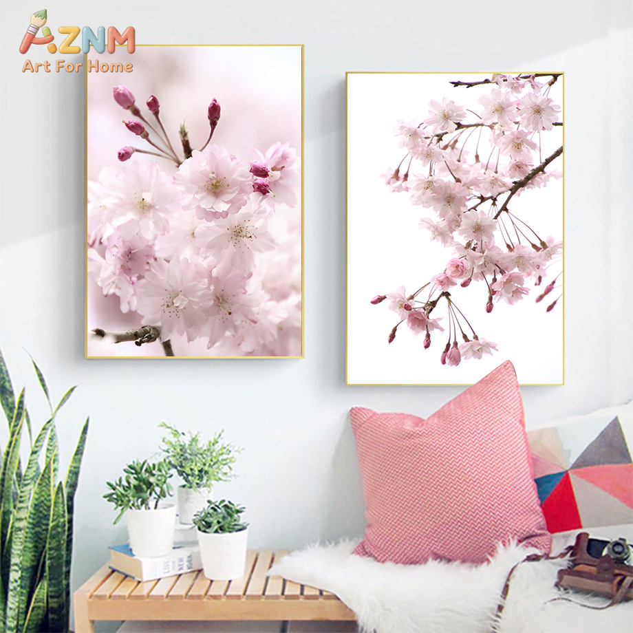 AZNM roze kersenbloesem canvas - Photography Quotes recensie en prijs