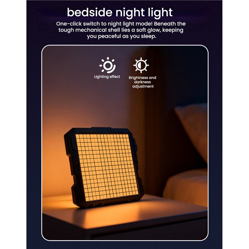 ABGH-Smart digitaal nachtlampj - Pixel Art Led Panel recensie en prijs