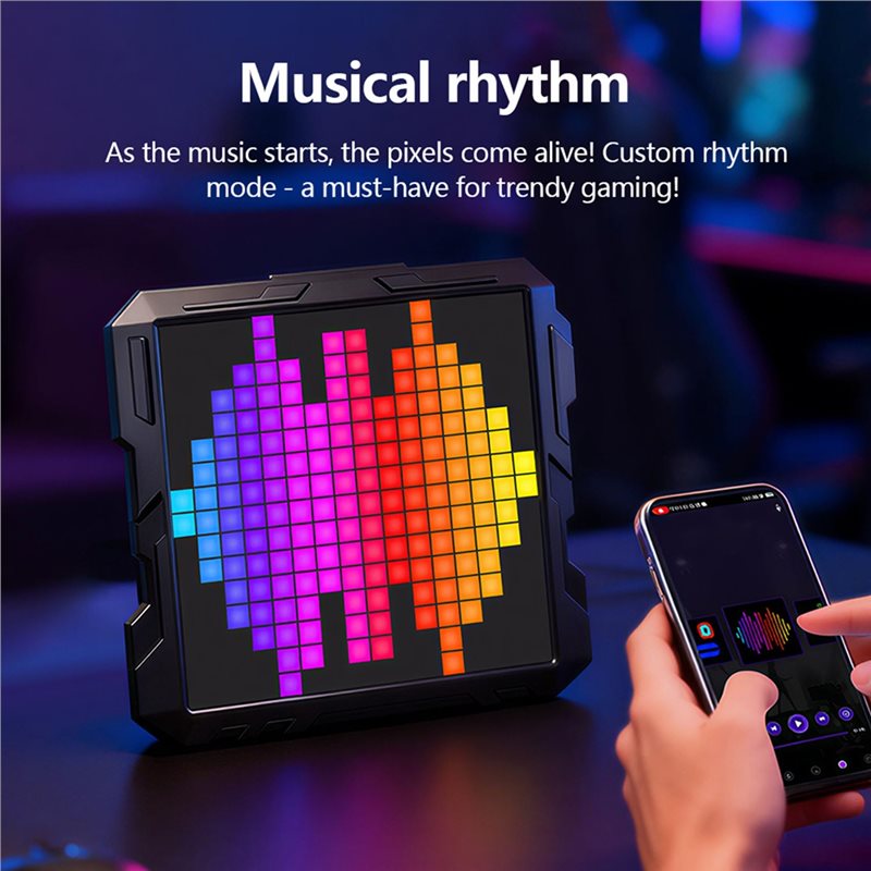 ABGH-Smart digitaal nachtlampj - Pixel Art Led Panel recensie en prijs