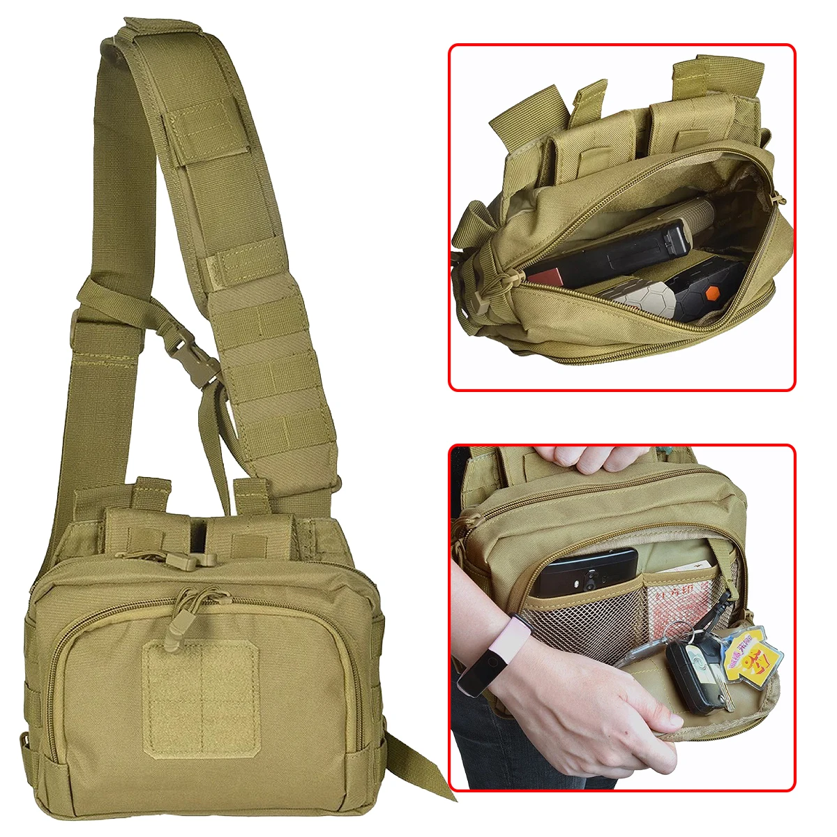 Tactische 2-bangerbag Messenge - Photography Magazine recensie en prijs