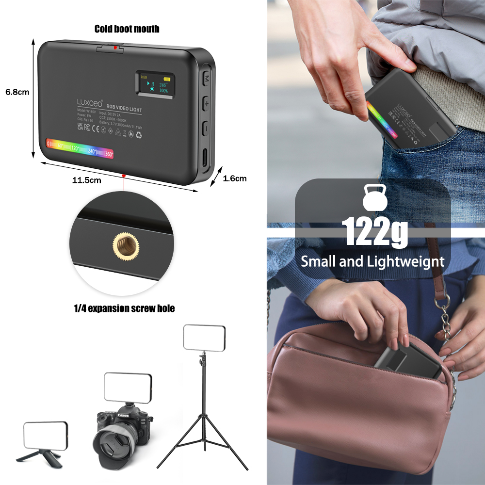LUXCEO V10 PRO Videolicht RGB- - Pixel Art Led Panel recensie en prijs