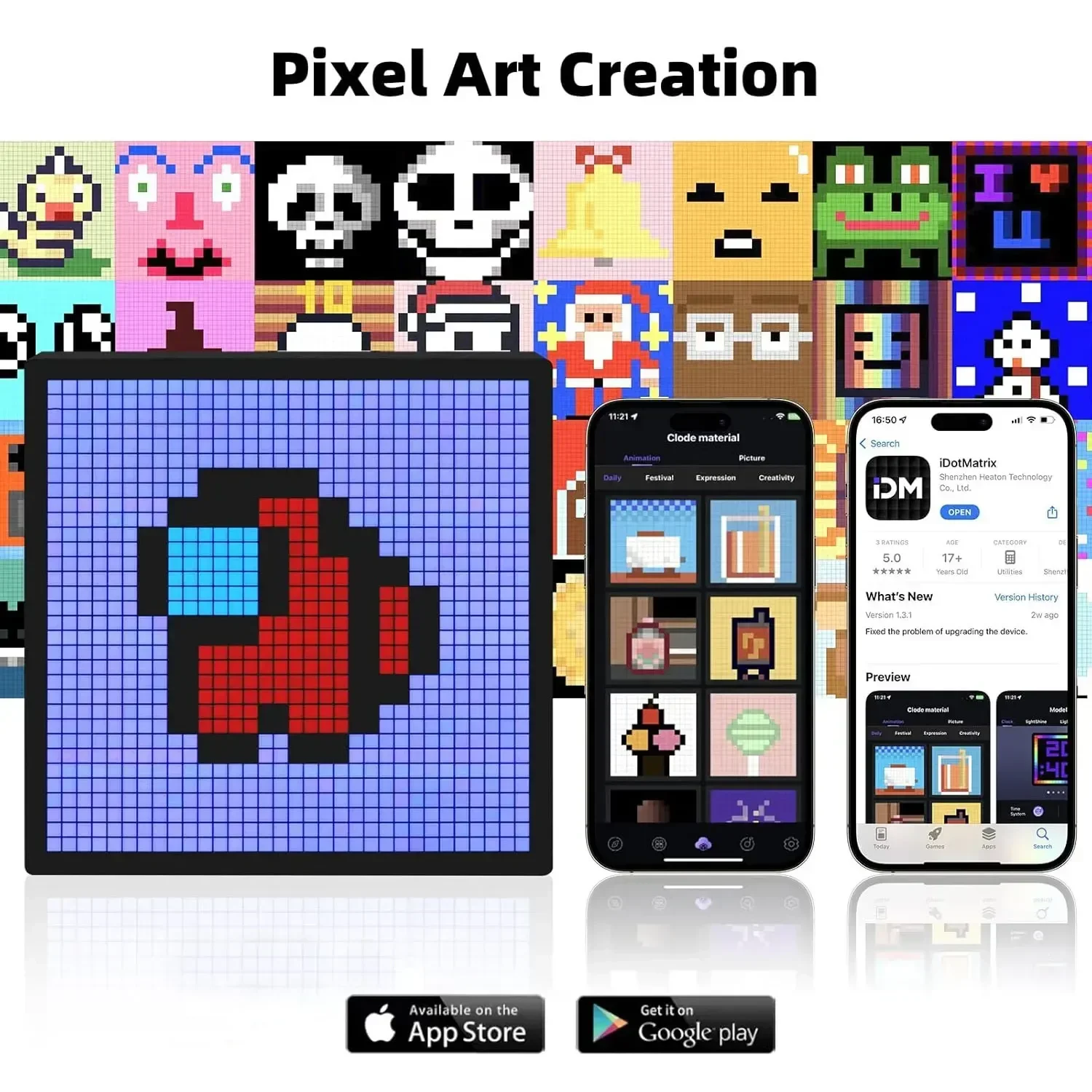 LED Pixel Display APP-bedienin - Pixel Art Led Panel recensie en prijs
