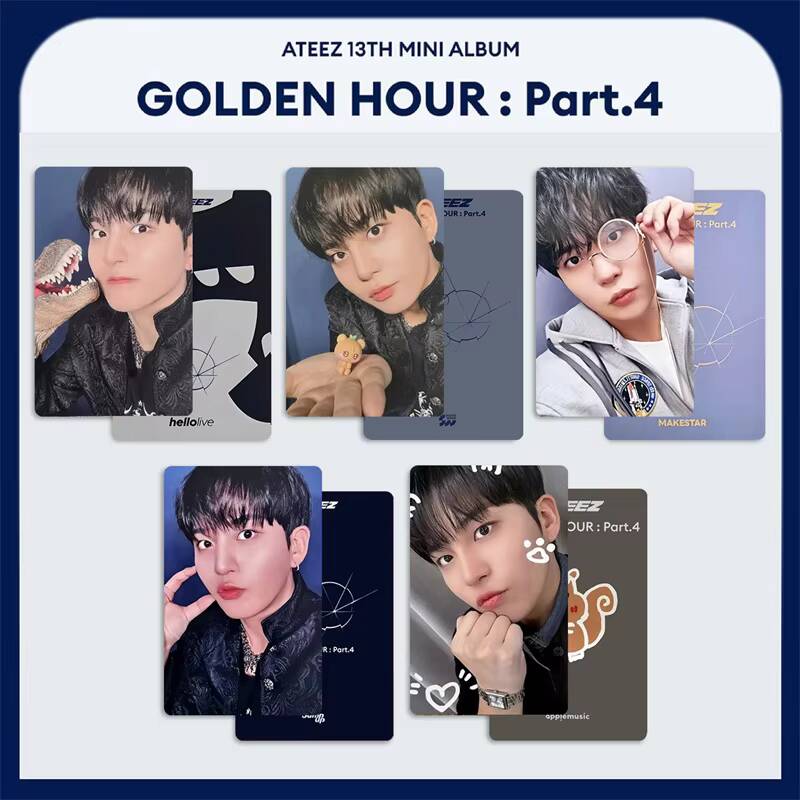Kpop ATEEZ 5 stks/set GOLDEN H - Photography News recensie en prijs