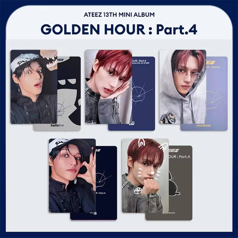 Kpop ATEEZ 5 stks/set GOLDEN H - Photography News recensie en prijs