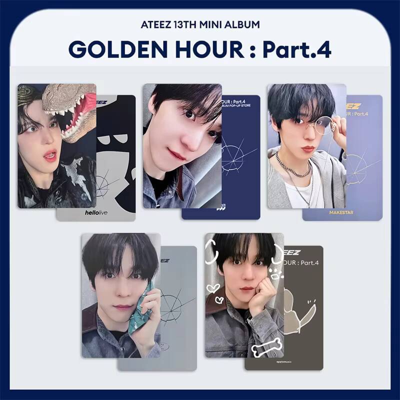 Kpop ATEEZ 5 stks/set GOLDEN H - Photography News recensie en prijs