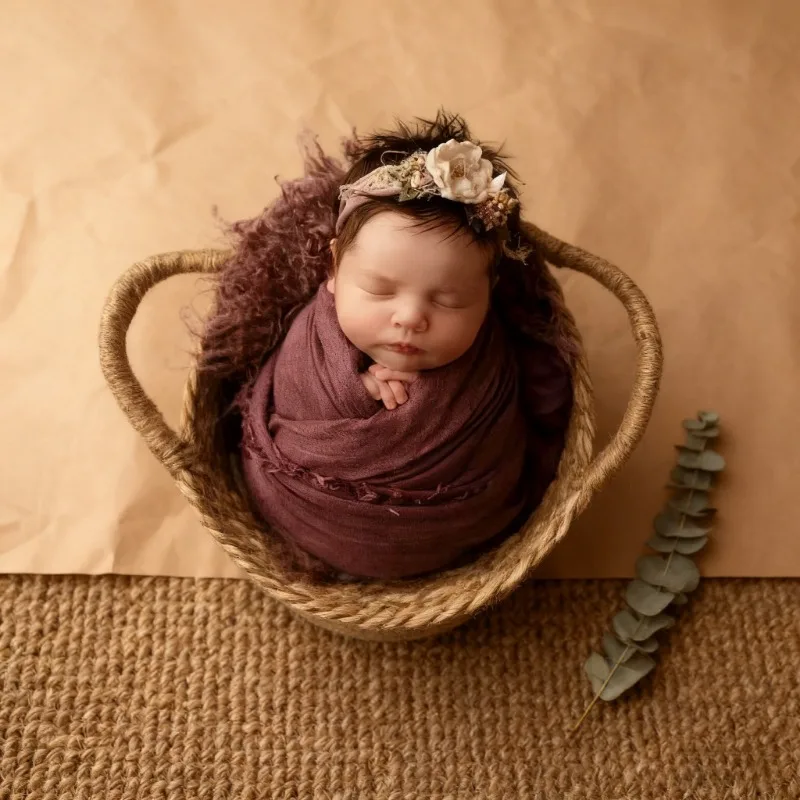 Ronde rotan geweven mand met h - Photography Framing recensie en prijs