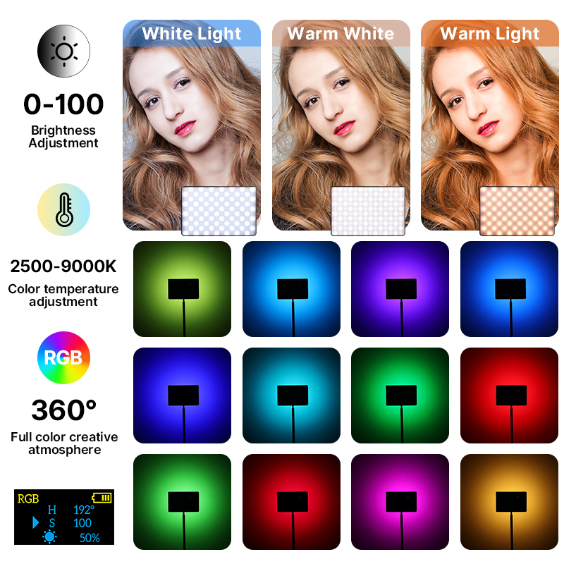Ulanzi lt003 15w rgb video lic - Pixel Art Led Panel recensie en prijs