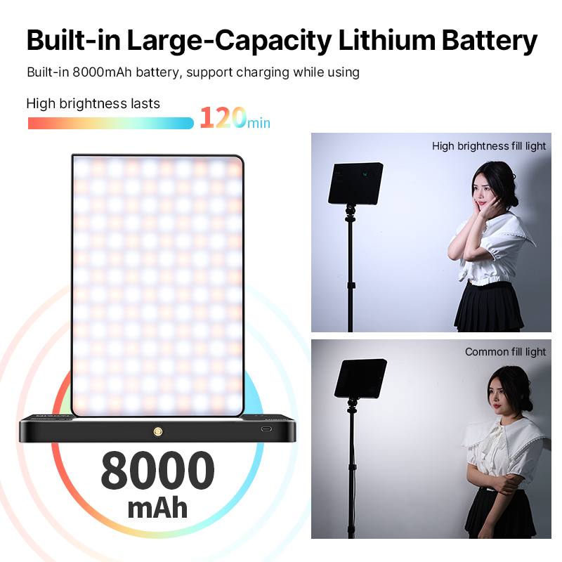 Ulanzi lt003 15w rgb video lic - Pixel Art Led Panel recensie en prijs