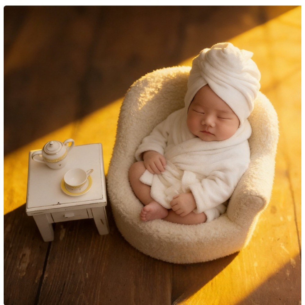Zachte babyfotografie badjasse - Photography Of The Day recensie en prijs
