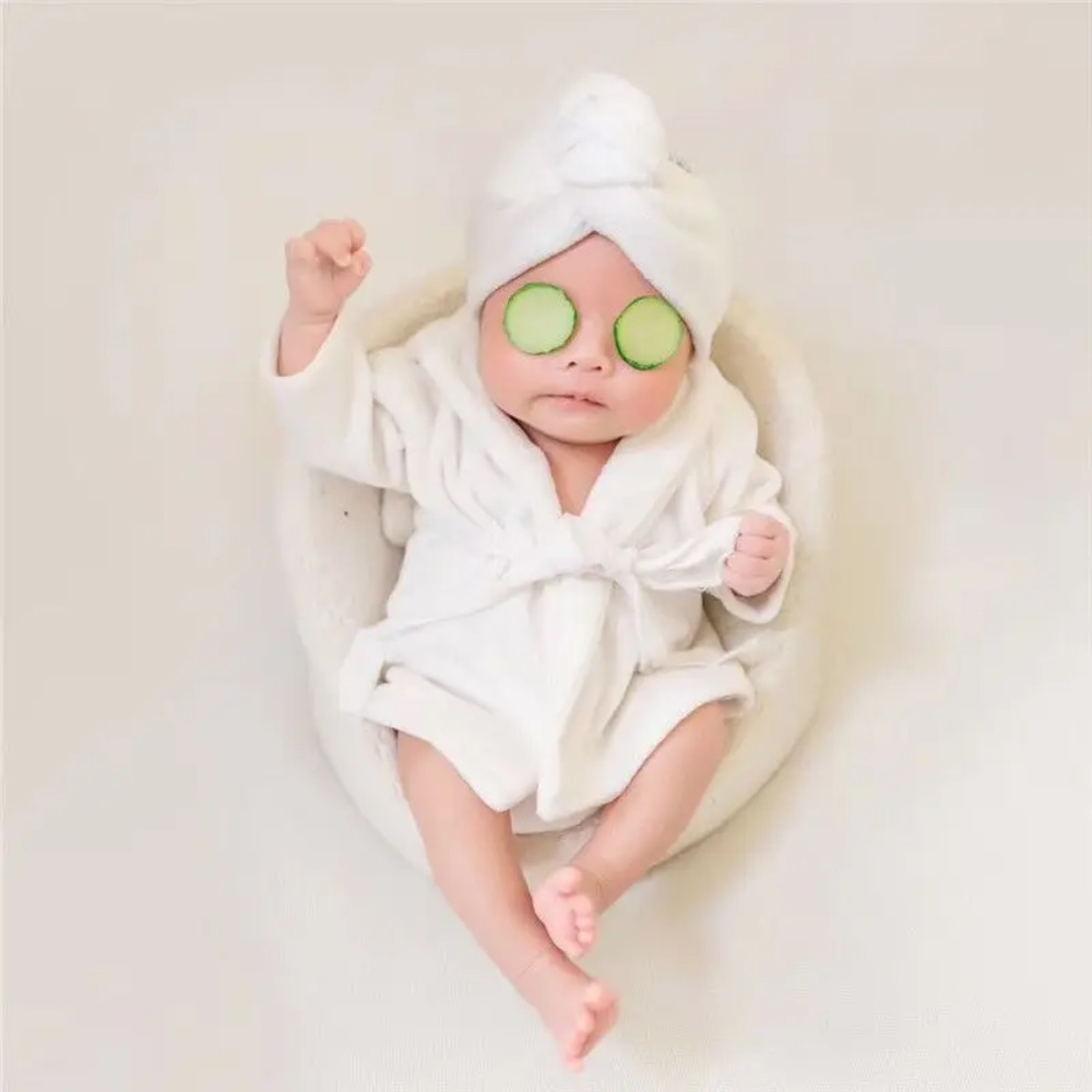 Zachte babyfotografie badjasse - Photography Of The Day recensie en prijs